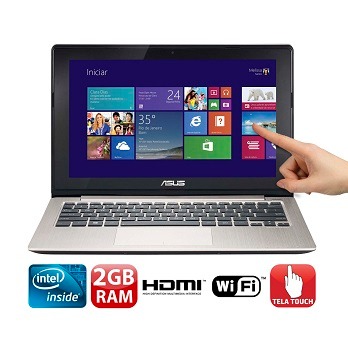 O notebook Touch Asus VivoBook S200E CT166H notebook Touch Asus VivoBook S200E CT166H