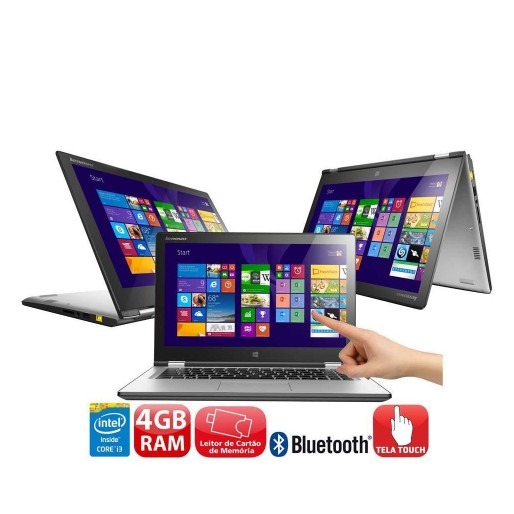 Notebook 2 em 1 Touch Lenovo Yoga 2 Notebook 2 em 1 Touch Lenovo Yoga 2