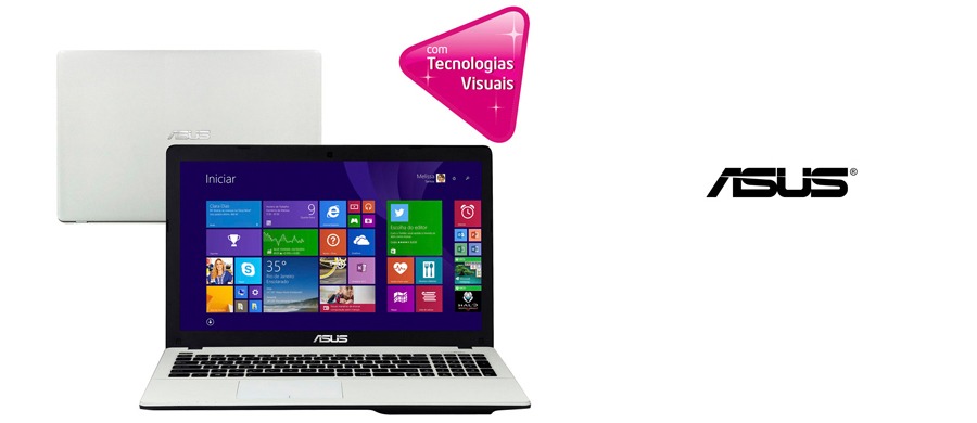 Um equipamento realmente completo Notebook Asus X550CA