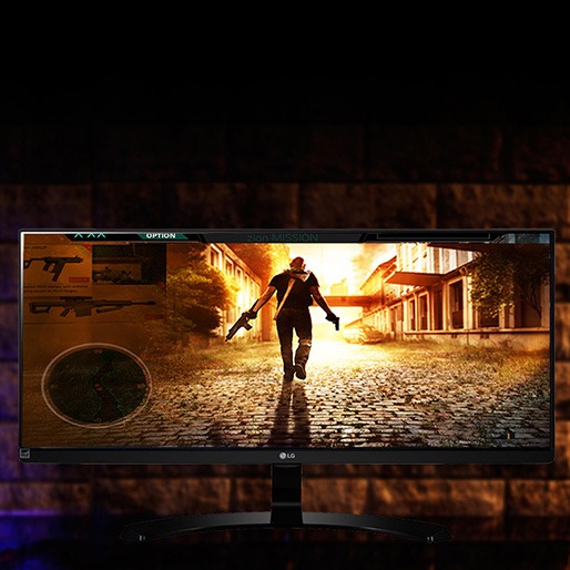 Diversão e realismo em 34 polegadas monitor led lg ips 34um68p modos jogo