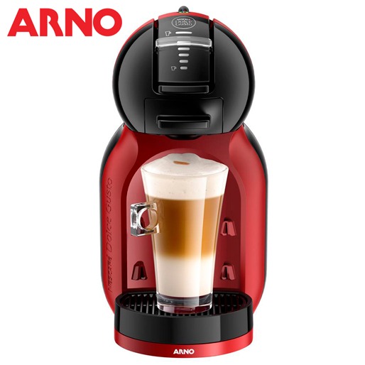Cafeteira Expresso Arno Dolce Gusto Mini Me Automática - Preta/Vermelha Cafeteira Expresso Arno Dolce Gusto Mini Me