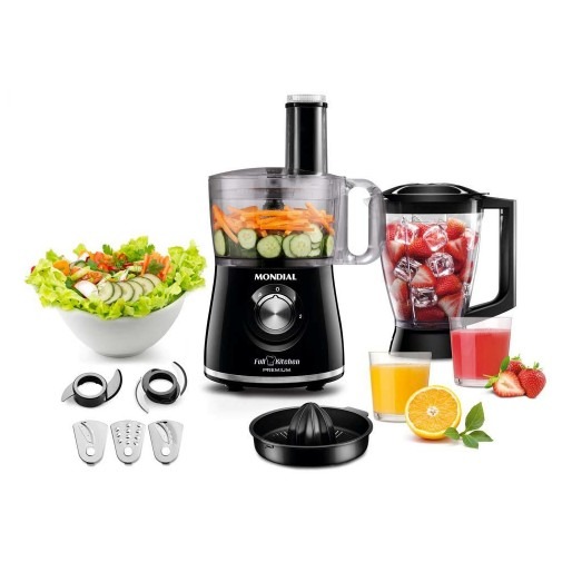 Multiprocessador Mondial Full Kitchen Premium NMP-08 Multiprocessador Mondial Full Kitchen Premium NMP-08