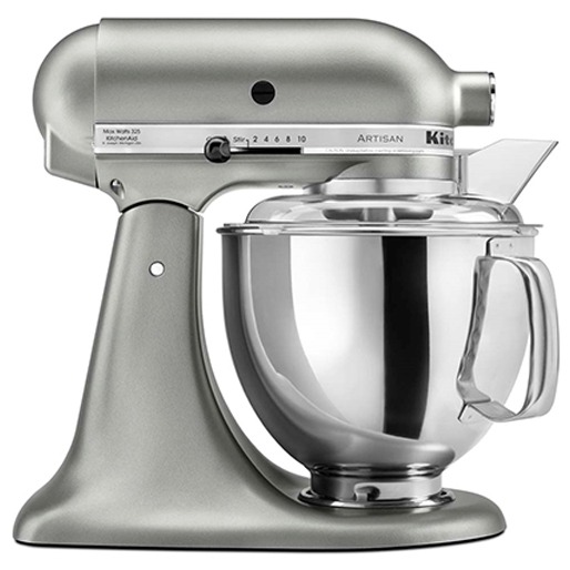 Prepare deliciosas receitas com a batedeira Kitchenaid Standmixer Artisan! batedeira kitchenaid standmixer artisan 110V Prata