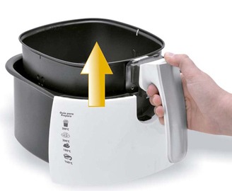 Muito simples e rápido de limpar Fritadeira Britânia Air Fry Saúde