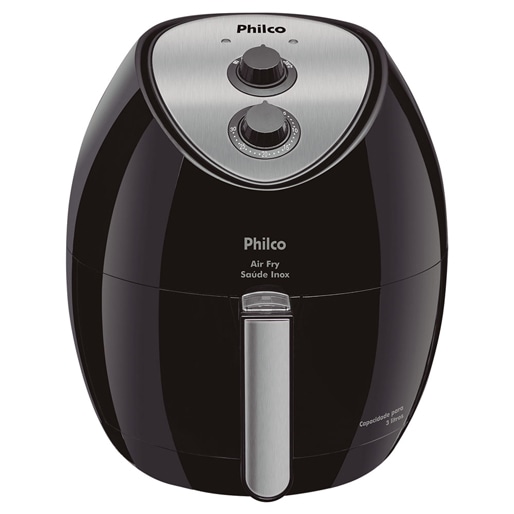 Fritadeira Elétrica Philco Air Fry Saúde Preta fritadeira philco air fry saúde preta