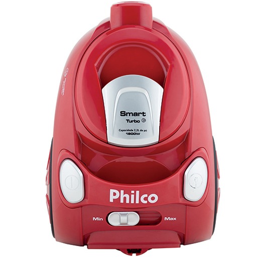 Reservatório para até 2,2 litros de pó Philco Smart Turbo 1800 2,2 Litros