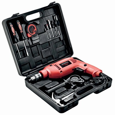 Furadeira de Impacto 3/8 Mondial FFI-07 com Maleta e Acessórios Furadeira de Impacto 3/8 Mondial FFI-07 com Maleta e Acessórios