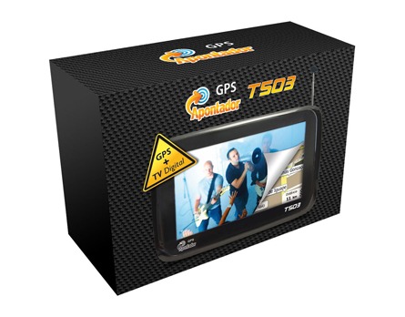 Caixa do navegador GPS Apontador T503 navegador GPS Apontador T503 caixa