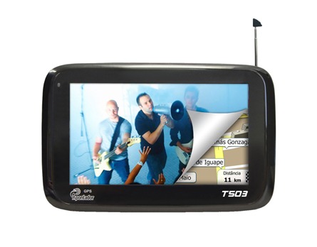 O navegador GPS Apontador T503 navegador GPS Apontador T503