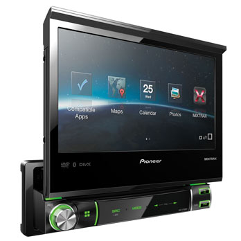 DVD Player Pioneer que valoriza o seu carro DVD Player Automotivo Pioneer AVH-X7580BT design