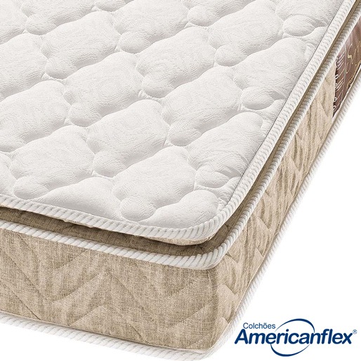Feito com espuma de densidade D-33 colchão solteiro americanflex serene espuma