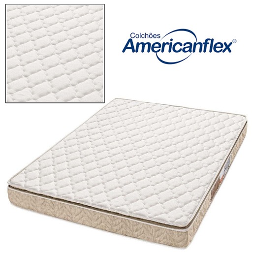 Colchão de Espuma com certificação de qualidade Colchão Casal Americanflex Serene Espuma D33