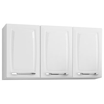 O armário Itatiaia Max Diamante IP3-C Branco armário Itatiaia Max Diamante IP3-C Branco