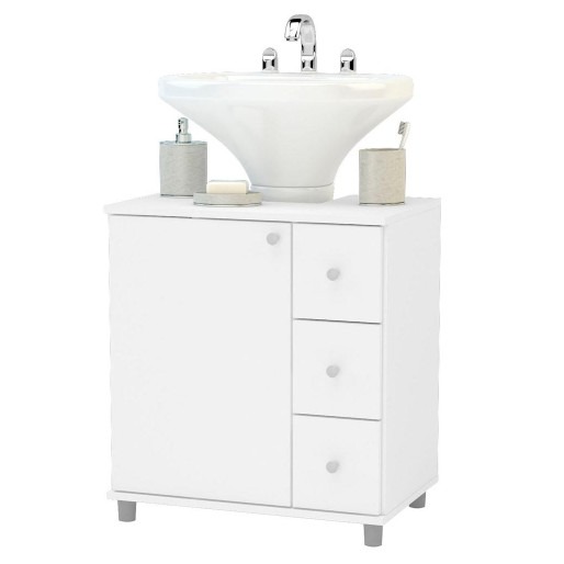 Gabinete Politorno para Banheiro com Gavetas Branco Gabinetes para Banhei -> Gabinete Para Pia De Banheiro Com Coluna Gabinete Politorno para Banheiro com Gavetas Branco Gabinetes para Banhei -> Gabinete Para Pia De Banheiro Com Coluna