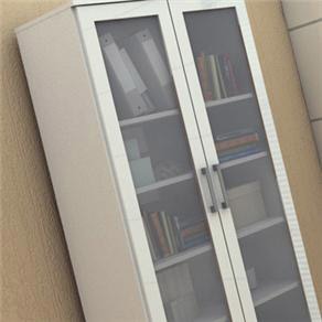 O design é muito sofisticado estante Politorno Livramento com 2 portas com vidro 2354 detalhe