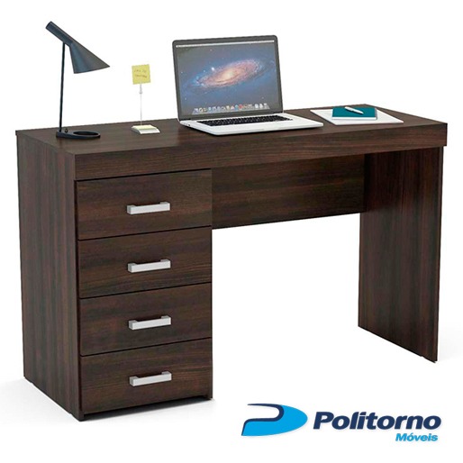Perfeito para auxiliar no trabalho ou nos estudos escrivaninha politorno malta estrutura mdp