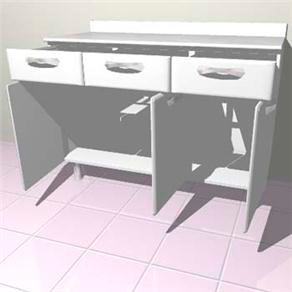 A capacidade interna é incrível gabinete Itatiaia Premium Branco espaçoso