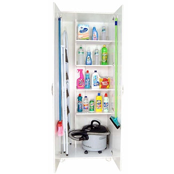 O armário para área de serviço Big Domus 408013 Branco armário para área de serviço Big Domus 408013 Branco