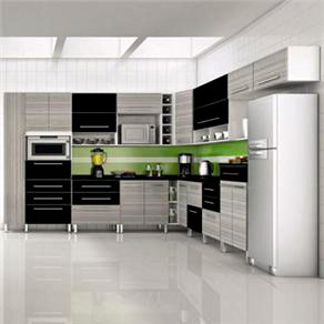 Cozinha mais decorada nicho garrafeiro Bartira Glamour design