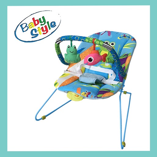 Cadeira Baby Style: a alegria das crianças cadeira descanso vibratória baby style lite aqua