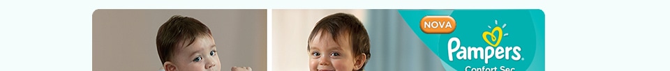 Conforto e proteção para o seu bebê Fralda Pampers Confort Sec