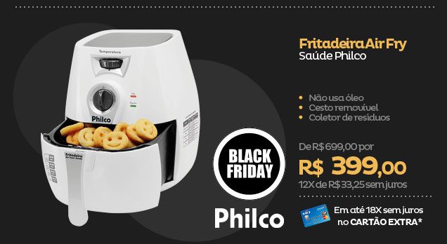 Fritadeira Air Fry Saúde Philco