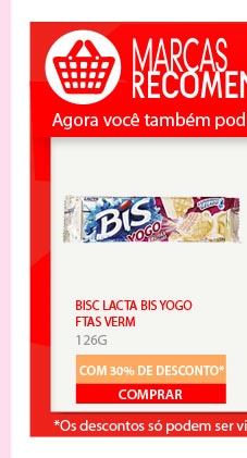 BISC LACTA BIS YOGO FTAS VERM 126G