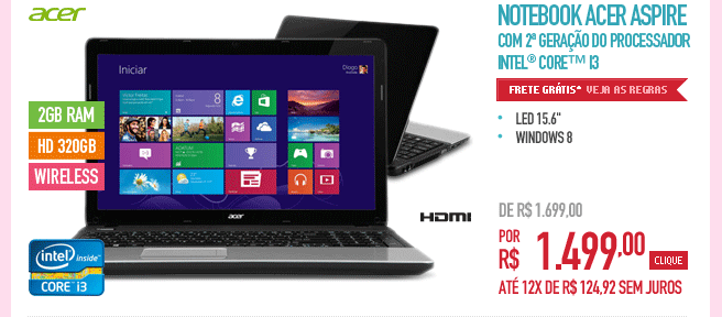 Notebook Acer Aspire