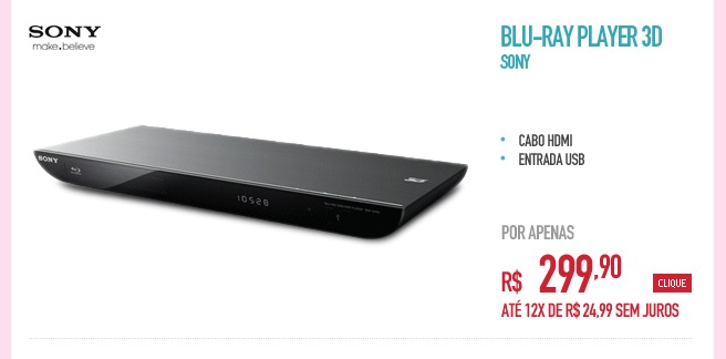 Blu-Ray Player 3D Sony