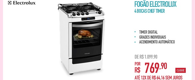 Fogão Electrolux
