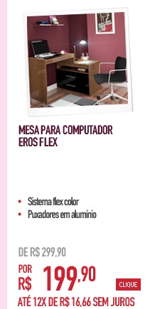 Mesa para Computador Eros Flex