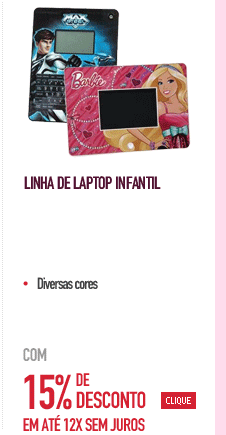 Linha de Laptop infantil