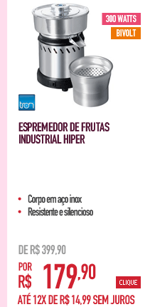 Espremedor de Frutas Industrial  Hiper