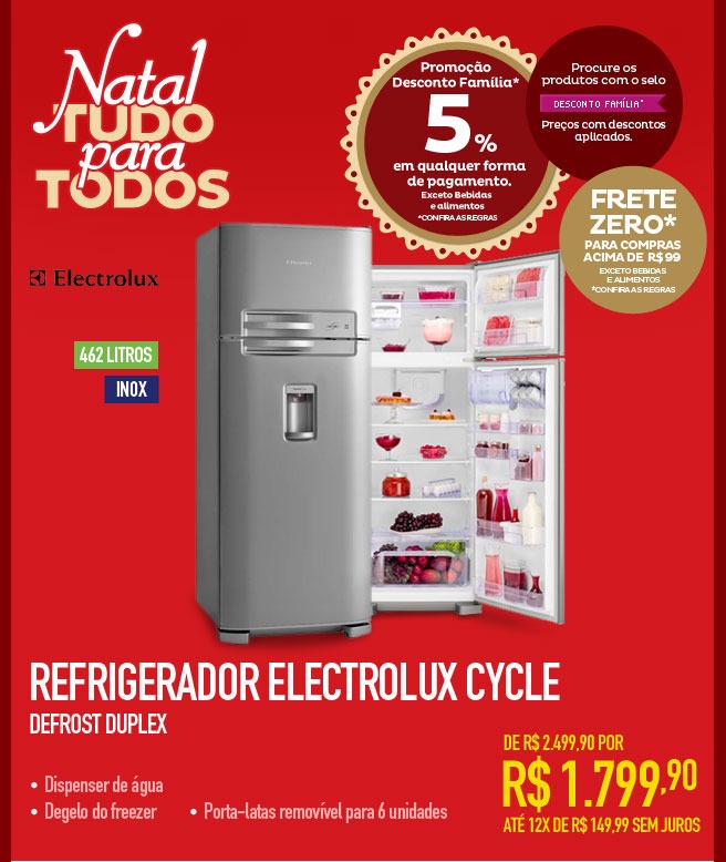 Refrigerador Electrolux Cycle