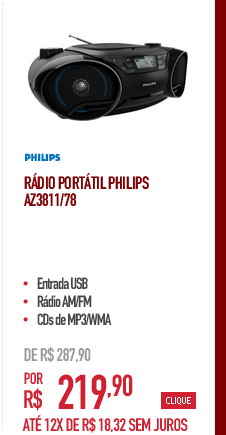 Rádio Portátil Philips AZ3811/78