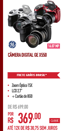 Câmera Digital GE X550