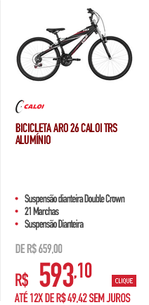 Bicicleta Aro 26 Caloi TRS Alumínio