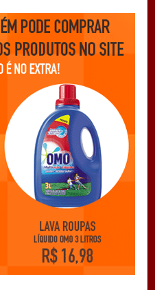 Lava Roupas Líquido OMO 3 litros