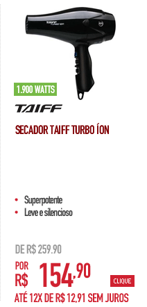 Secador Taiff Turbo Íon