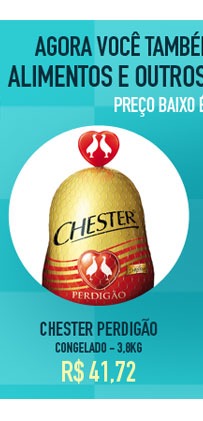 Chester Congelado PERDIGÃO 3,8kg