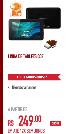 Linha de Tablets CCE