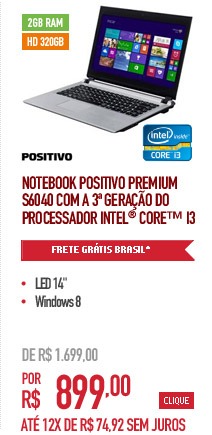 Notebook Positivo