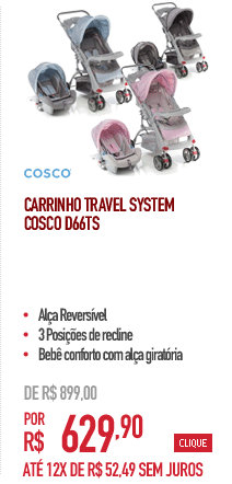 Carrinho Travel System Cosco
