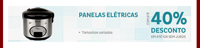 Panelas elétricas com até 40% de desconto
