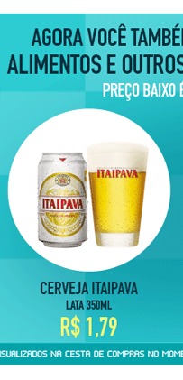 Cerveja ITAIPAVA Lata 350ml