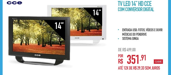 TV LED 14'' HD CCE