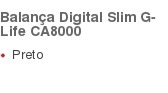 Balança Digital Slim G-Life CA8000   Preto