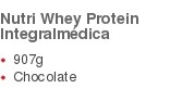 Nutri Whey Protein Integralmédica  907g  Chocolate