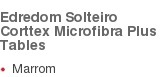 Edredom Solteiro Corttex Microfibra Plus Tables   Marrom