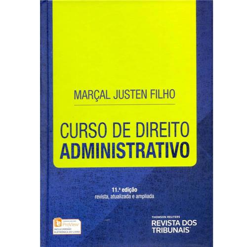 Marcal justen filho curso de direito administrativo pdf